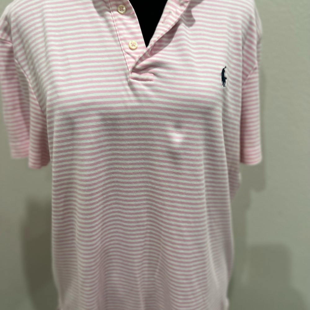 Pretty in Pink!  Ralph Lauren Polo size M!  Super soft, like new.